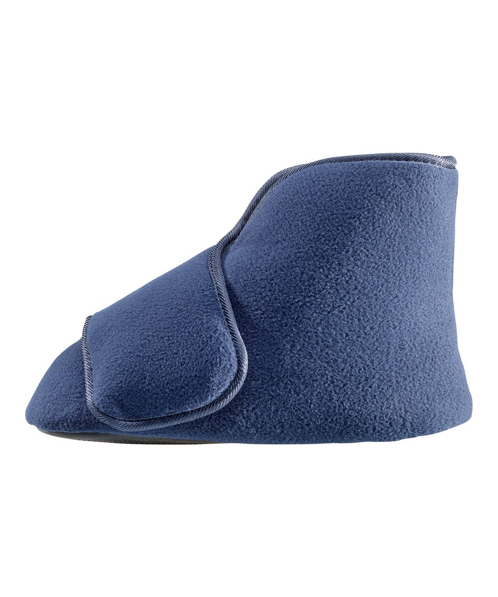 Deep and Wide Diabetic Bootie Slipper Women/Men - Silverts 6