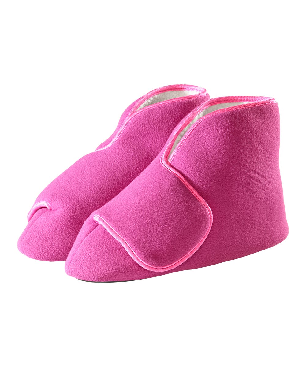 Deep and Wide Diabetic Bootie Slipper Women/Men - Silverts 10
