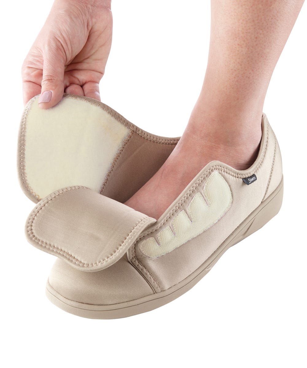 Women’s Protective Shoes with Easy Closures – Adjustable Fit (Regular to Extra Wide) - Silverts 3