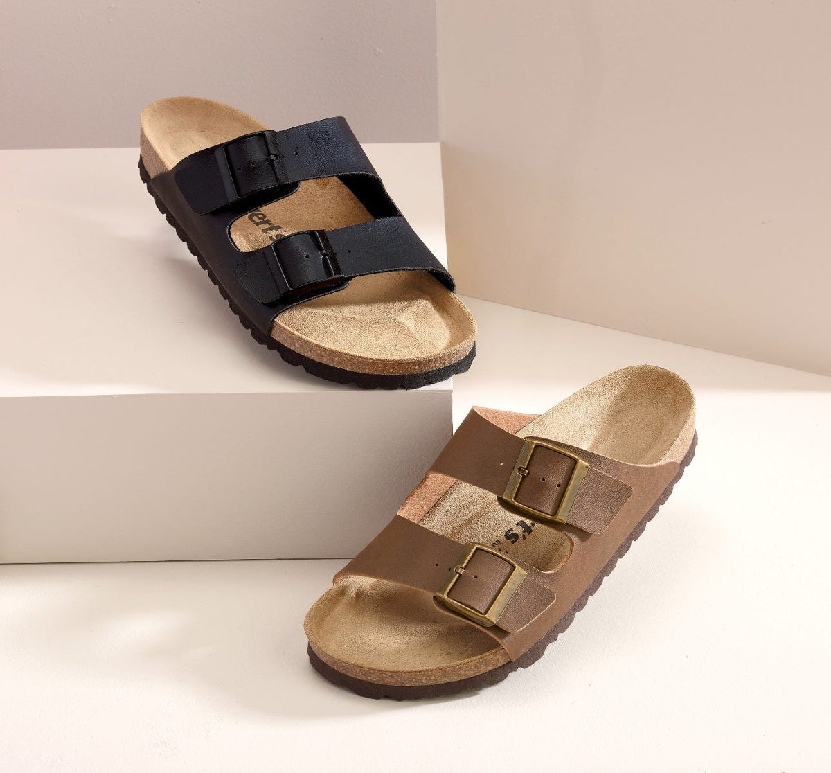 Womens Slip-On Shock-Absorbing Adjustable Sandal Shoes - Silverts 3