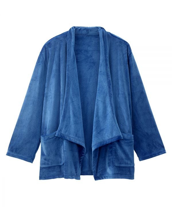 Women's Self Dressing Plush Shrug - Silverts 6