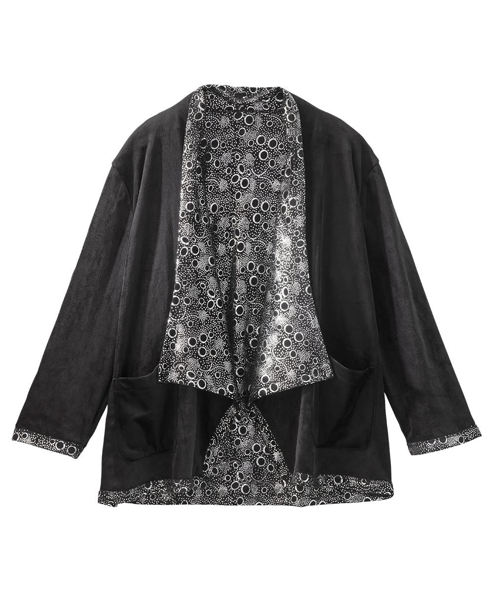 Women's Self Dressing Plush Shrug - Silverts 10