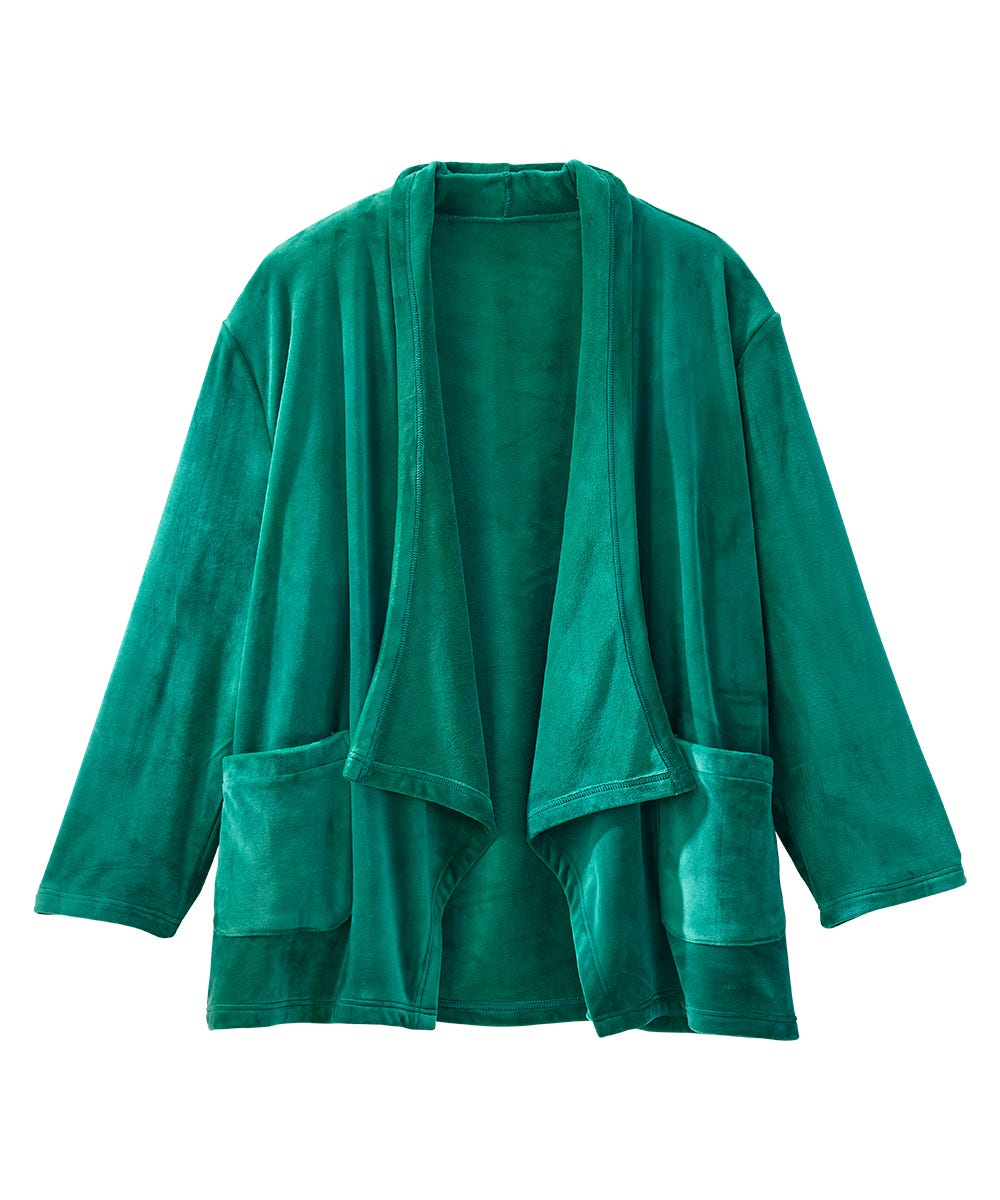 Women's Self Dressing Plush Shrug - Silverts 13