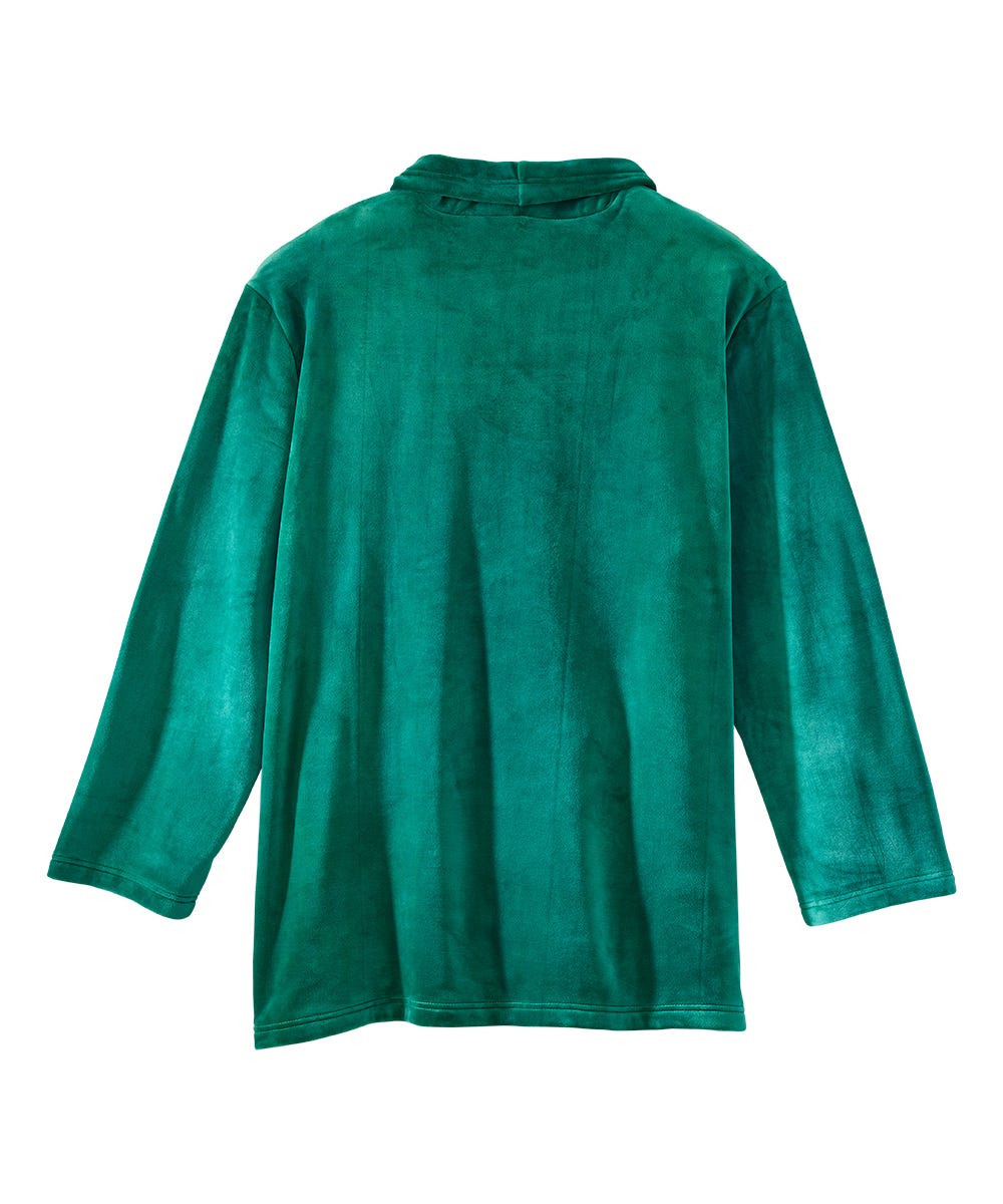 Women's Self Dressing Plush Shrug - Silverts 4