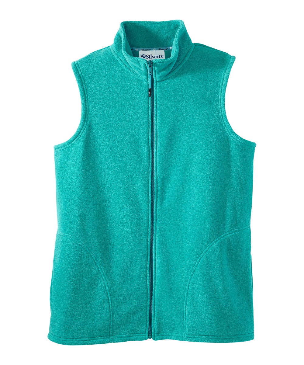 Women's Basic Fleece Vest - Silverts 2