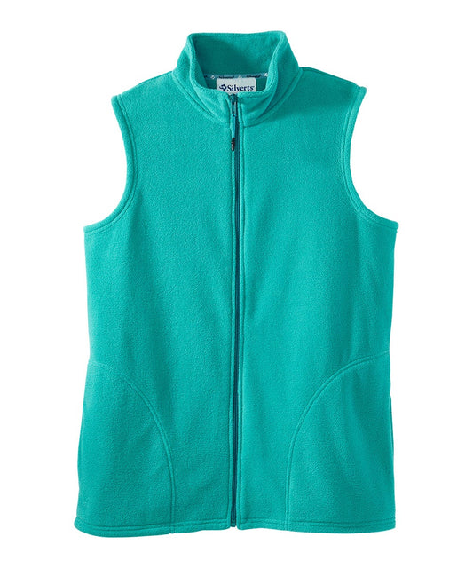 Women's Basic Fleece Vest - Silverts 2