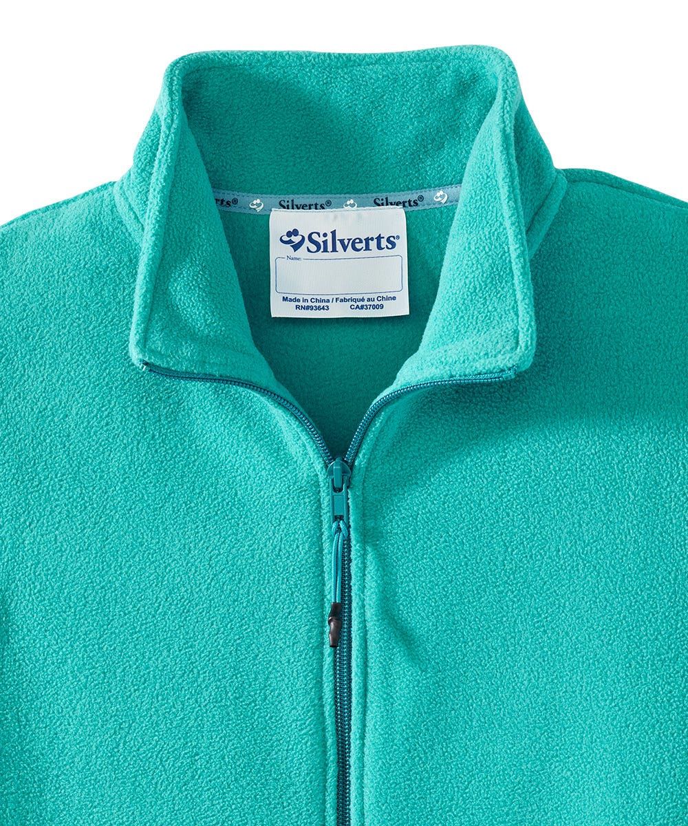 Women's Basic Fleece Vest - Silverts 3