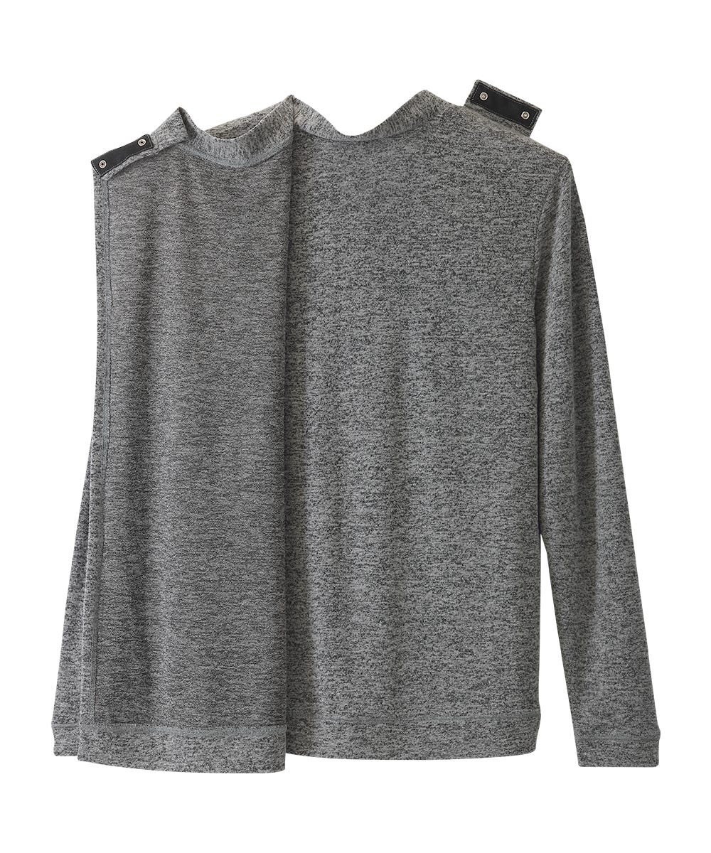 Men's Open Back Knit Cardigan - Silverts 7
