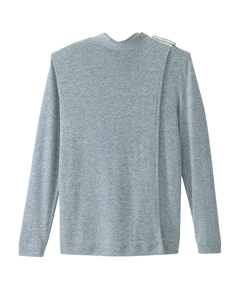 Men's Open Back Knit Cardigan - Silverts 5