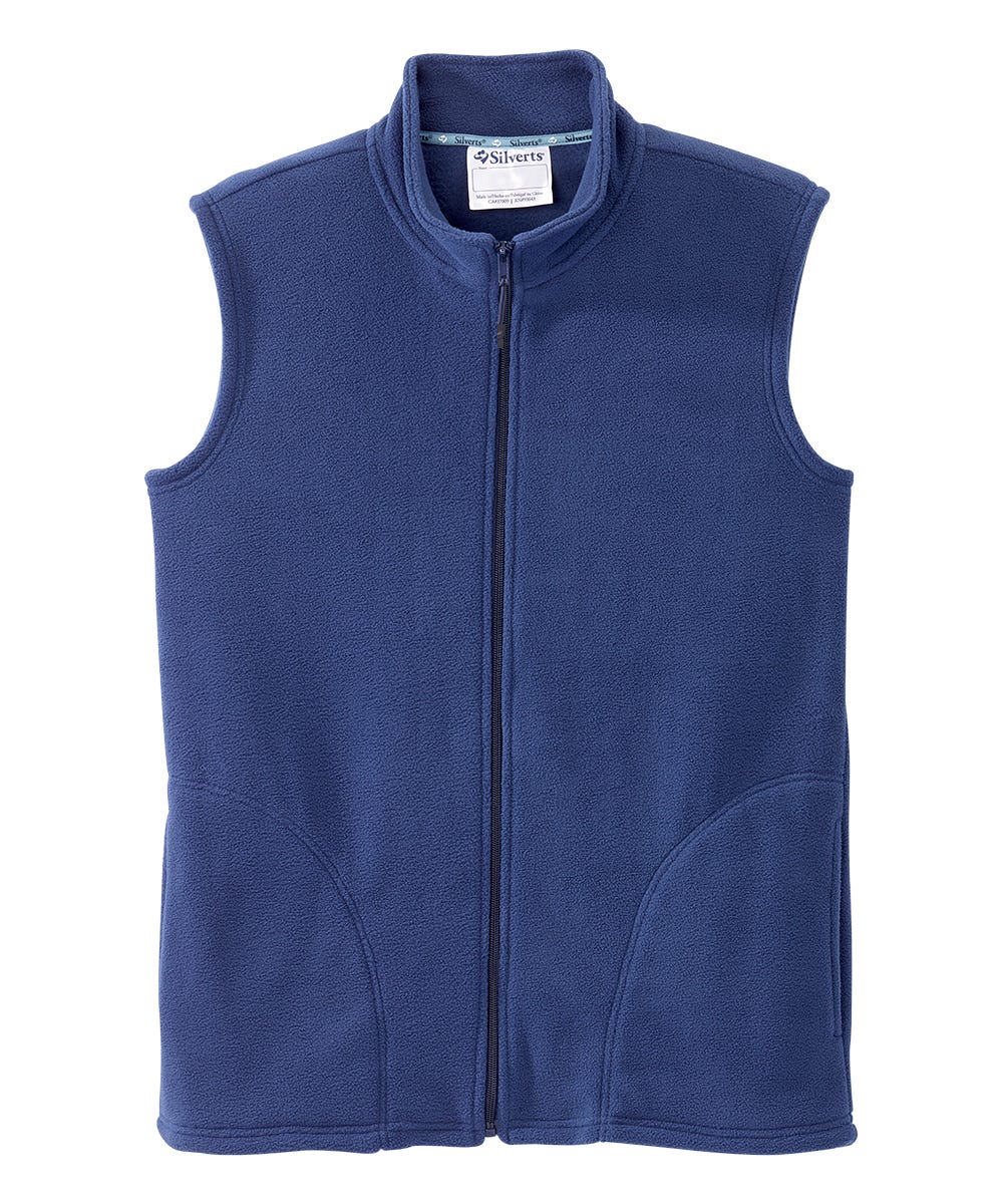 Men's Basic Fleece Vest - Silverts 4