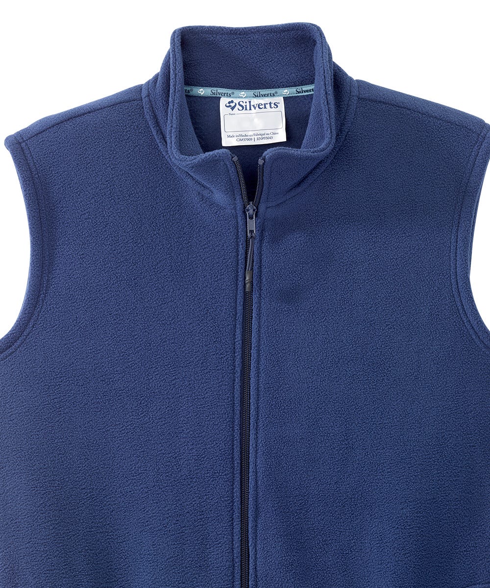 Men's Basic Fleece Vest - Silverts 5