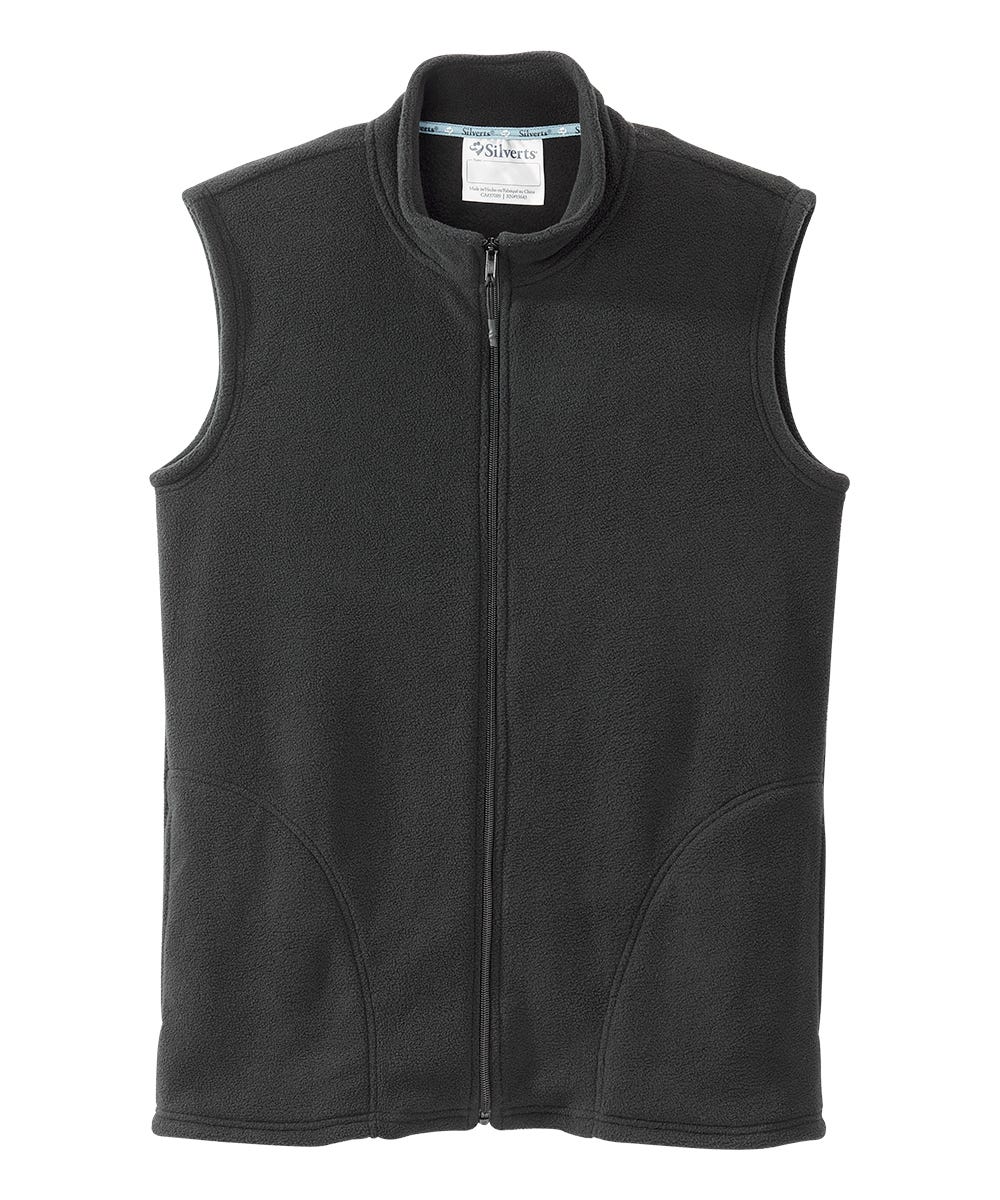 Men's Basic Fleece Vest - Silverts 1