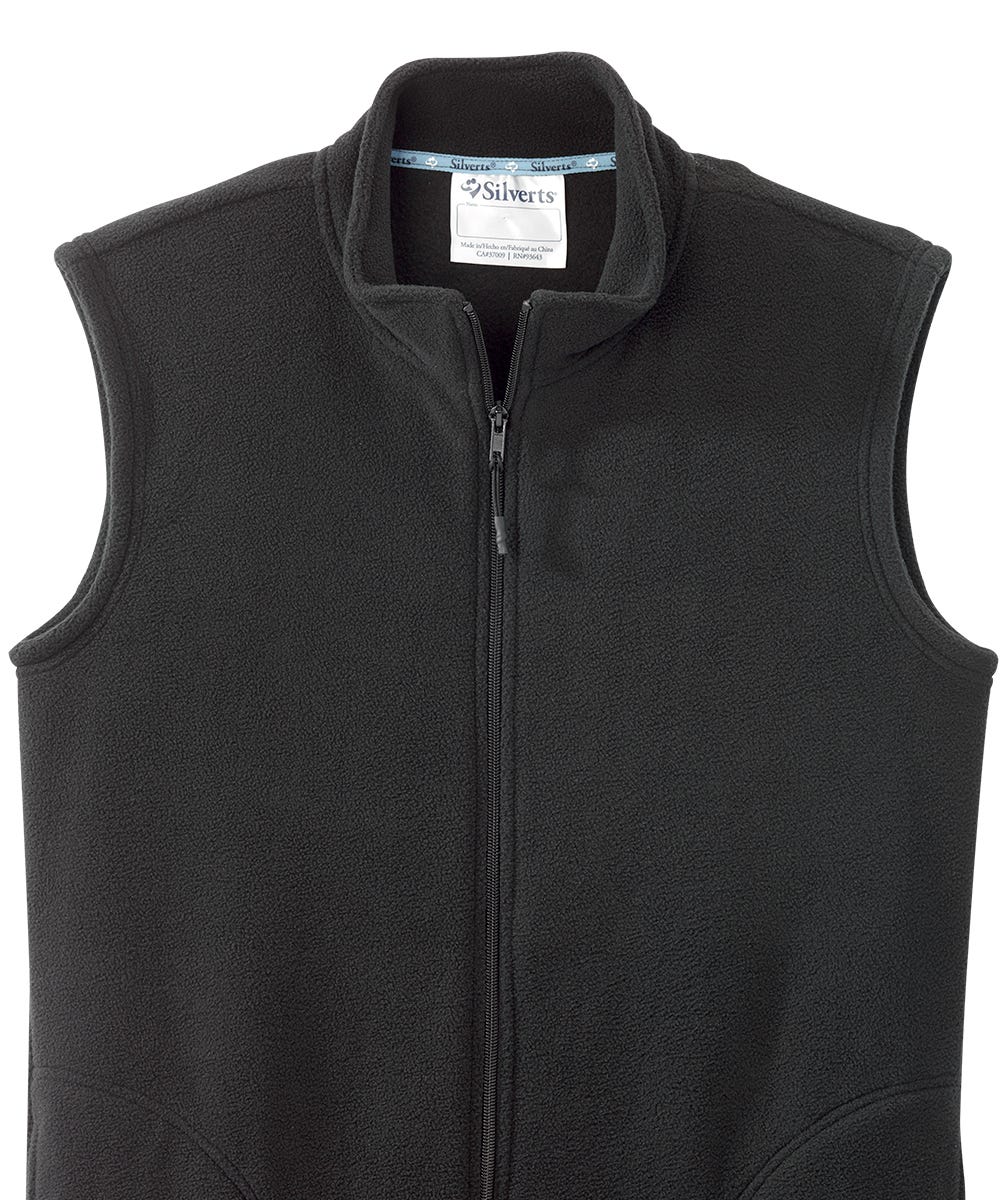 Men's Basic Fleece Vest - Silverts 3