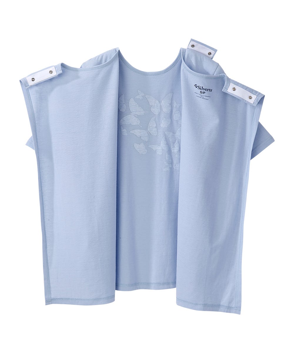 Women's Open Back Graphic Tee - Silverts 11