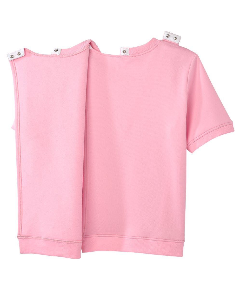 Women's Open Back Floral Fleece Top - Silverts 7