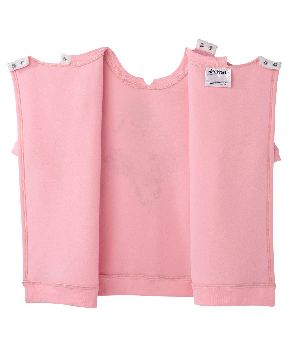 Women's Open Back Floral Fleece Top - Silverts 8