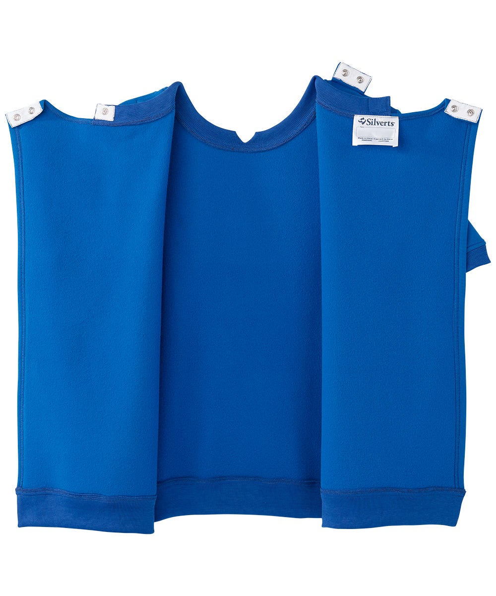 Women's Open Back Floral Fleece Top - Silverts 13
