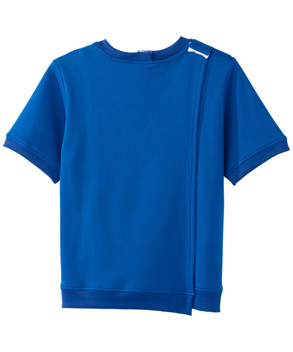 Women's Open Back Floral Fleece Top - Silverts 14