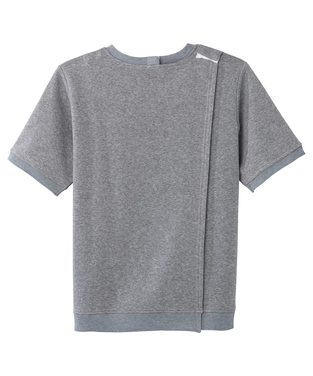 Women's Open Back Floral Fleece Top - Silverts 4
