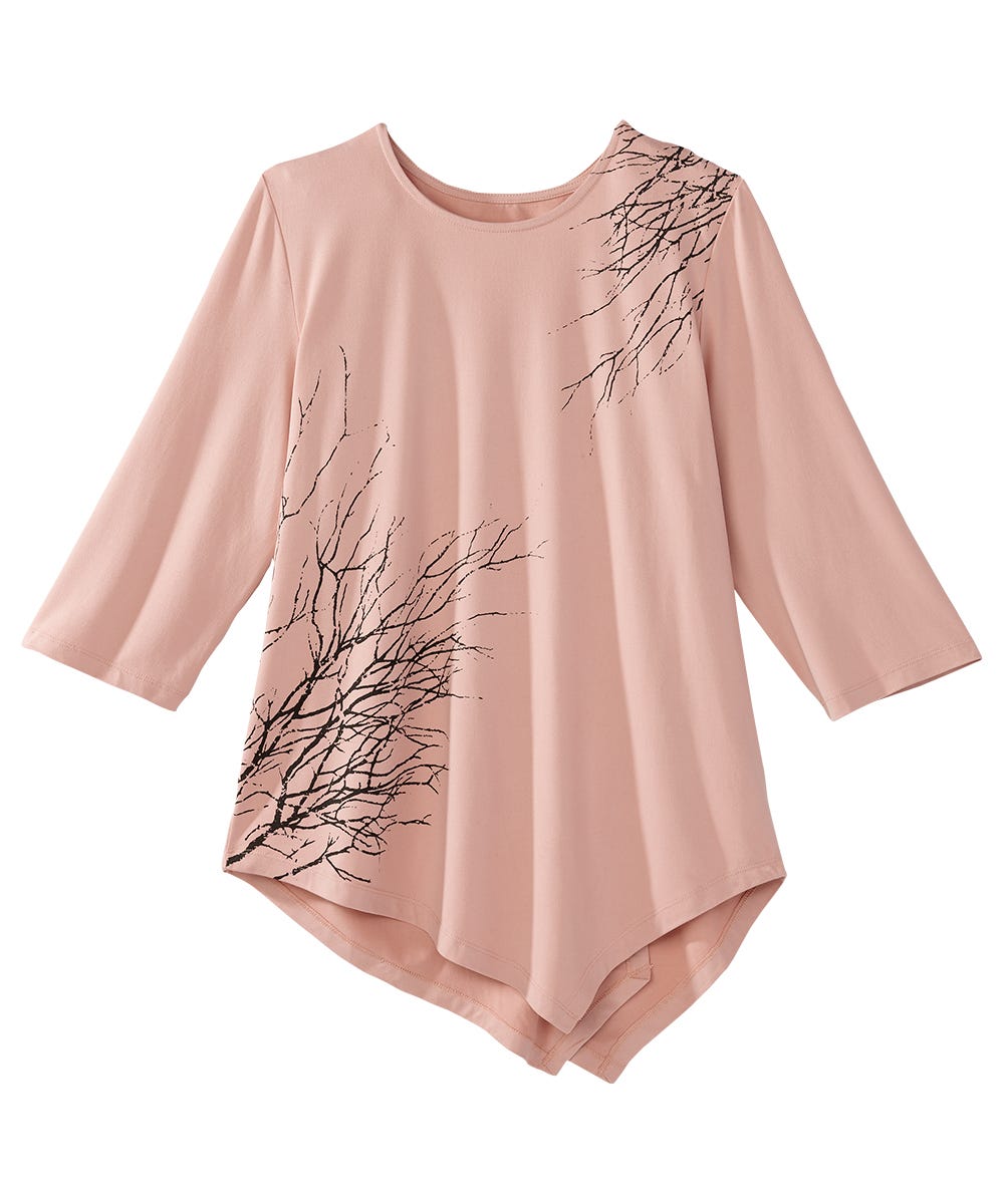 Women's Open Back Asymmetrical Hem Top - Silverts 9