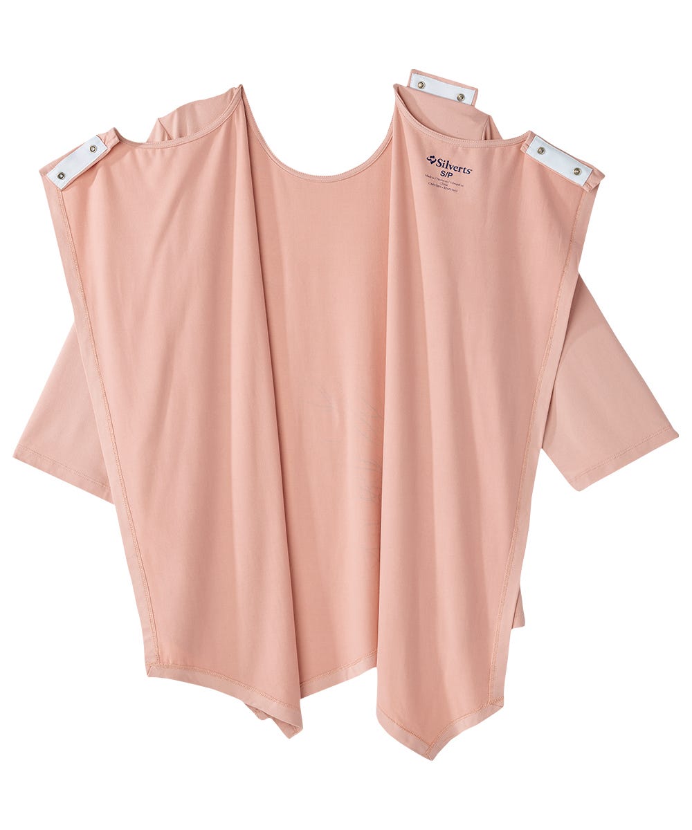 Women's Open Back Asymmetrical Hem Top - Silverts 11