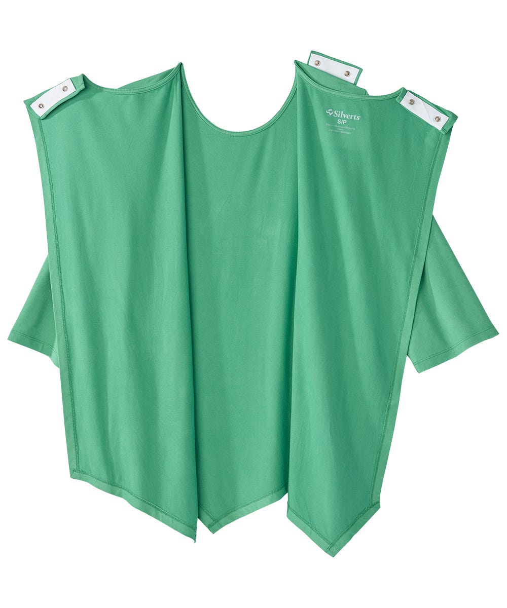Women's Open Back Asymmetrical Hem Top - Silverts 20