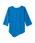 Women's Open Back Asymmetrical Hem Top - Silverts 8