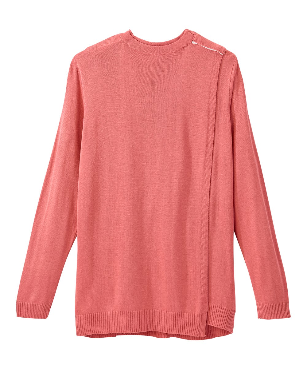Women's Open Back Stripe Sweater - Silverts 23