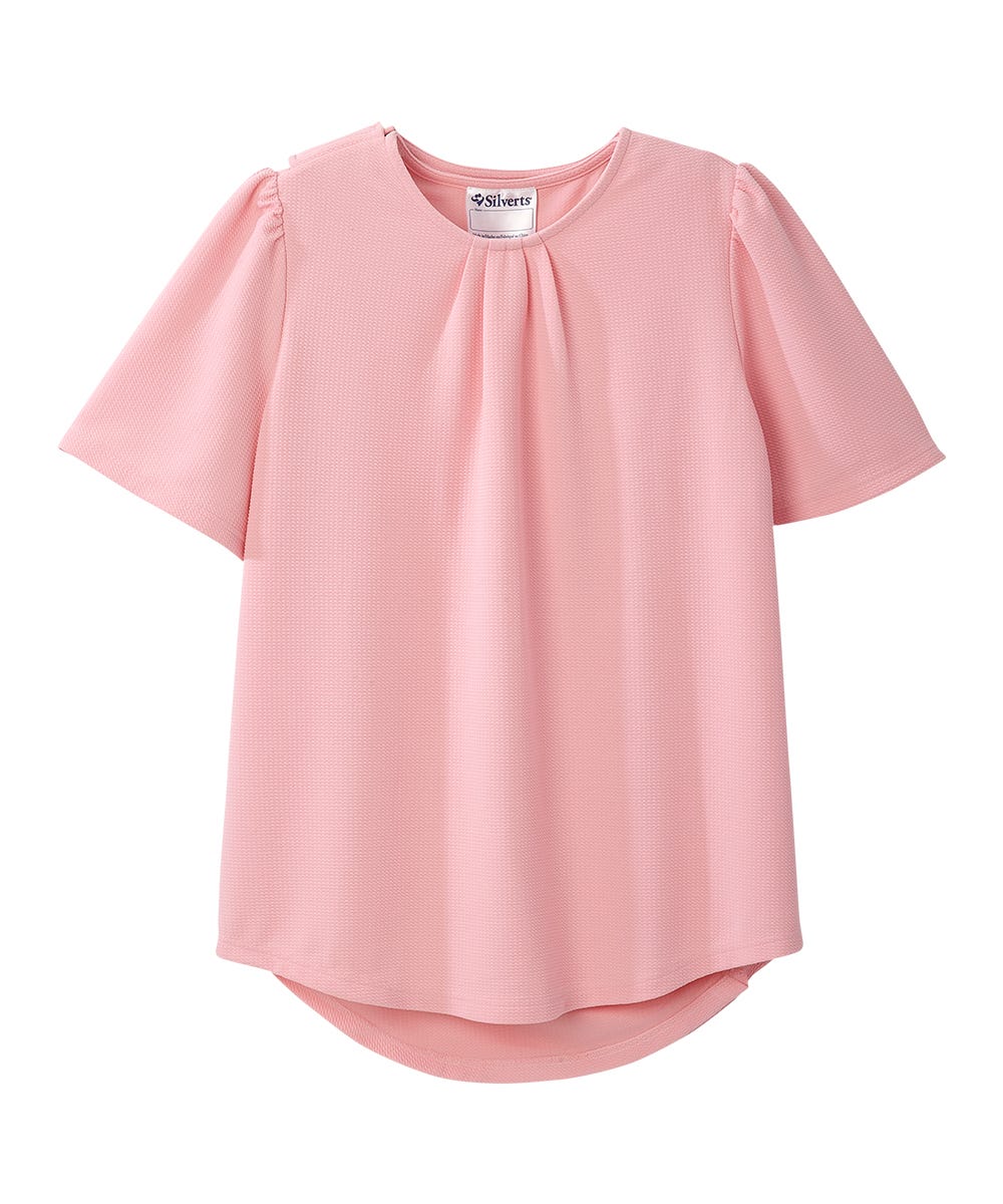 Women's Open Back Hi-Low Pleated Top - Silverts 1