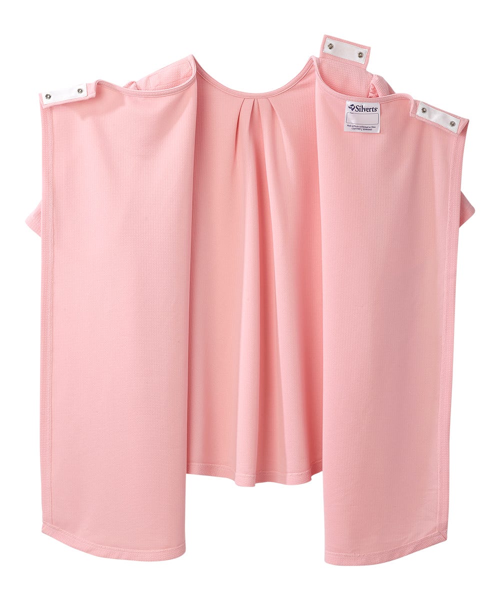 Women's Open Back Hi-Low Pleated Top - Silverts 3