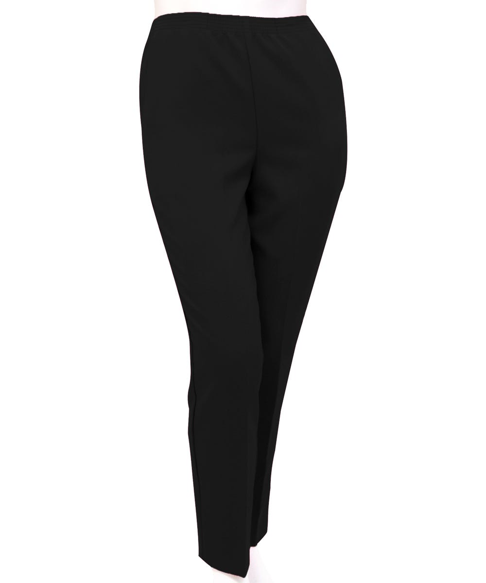Women's Pull On Pants - Elastic Waist Polyester Pants for Women - Clearance - Silverts 15