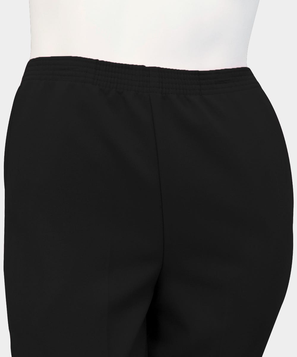 Women's Pull On Pants - Elastic Waist Polyester Pants for Women - Clearance - Silverts 17