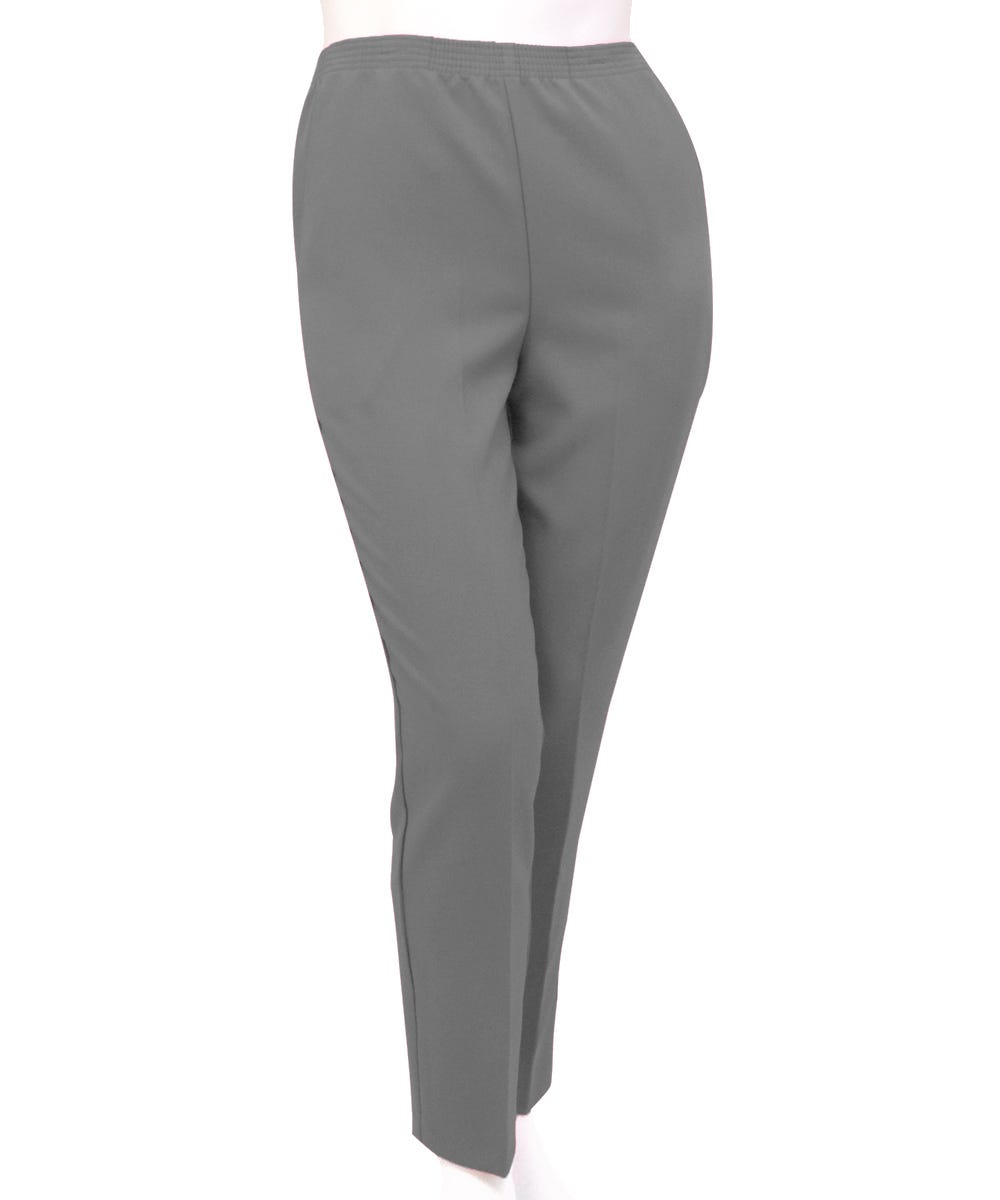 Women's Pull On Pants - Elastic Waist Polyester Pants for Women - Clearance - Silverts 22