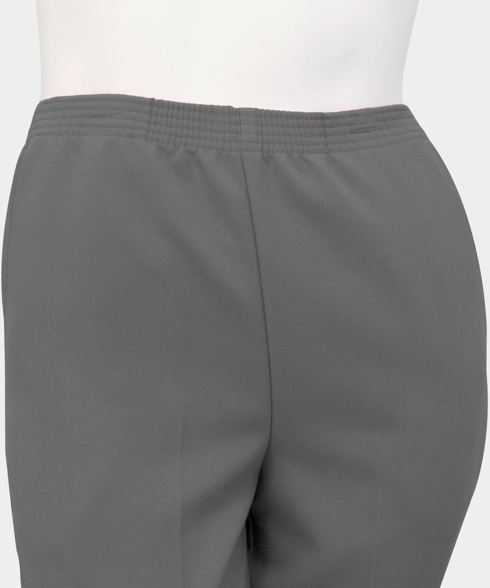 Women's Pull On Pants - Elastic Waist Polyester Pants for Women - Clearance - Silverts 24