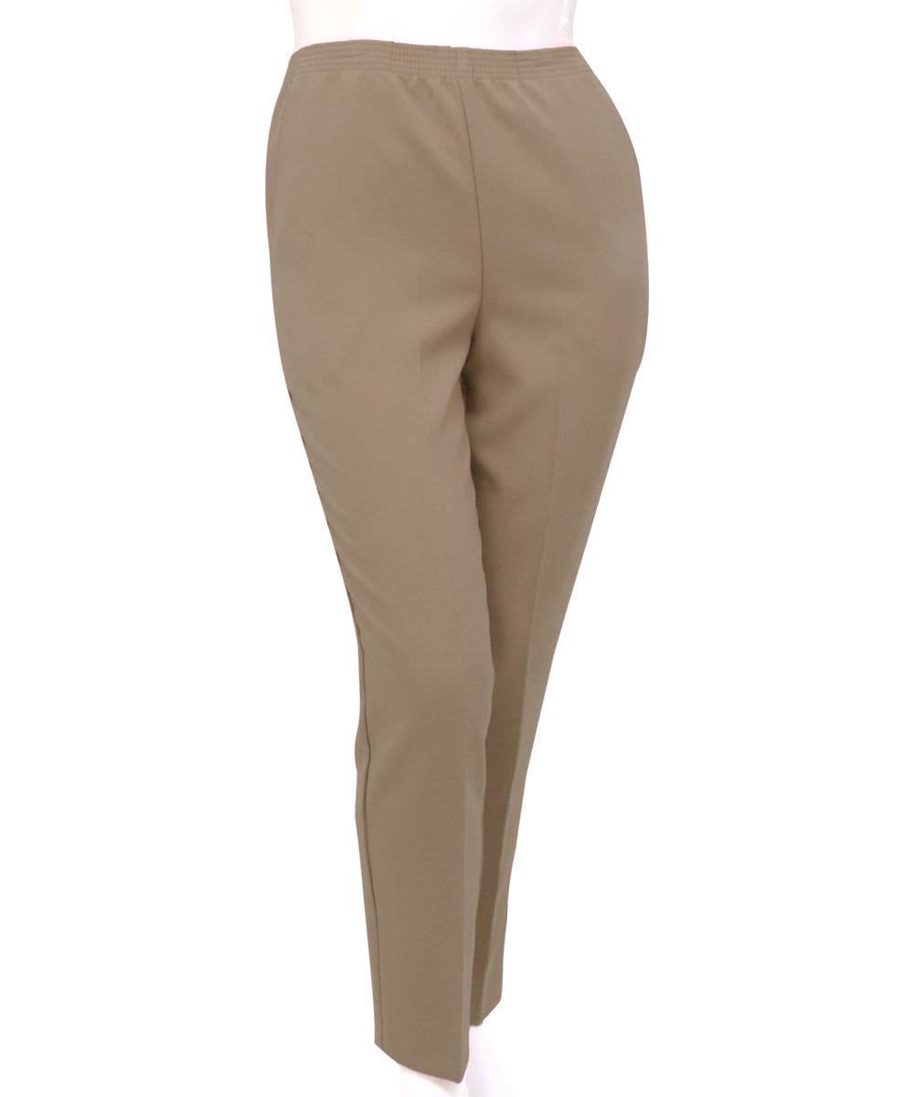 Women's Pull On Pants - Elastic Waist Polyester Pants for Women - Clearance - Silverts 25