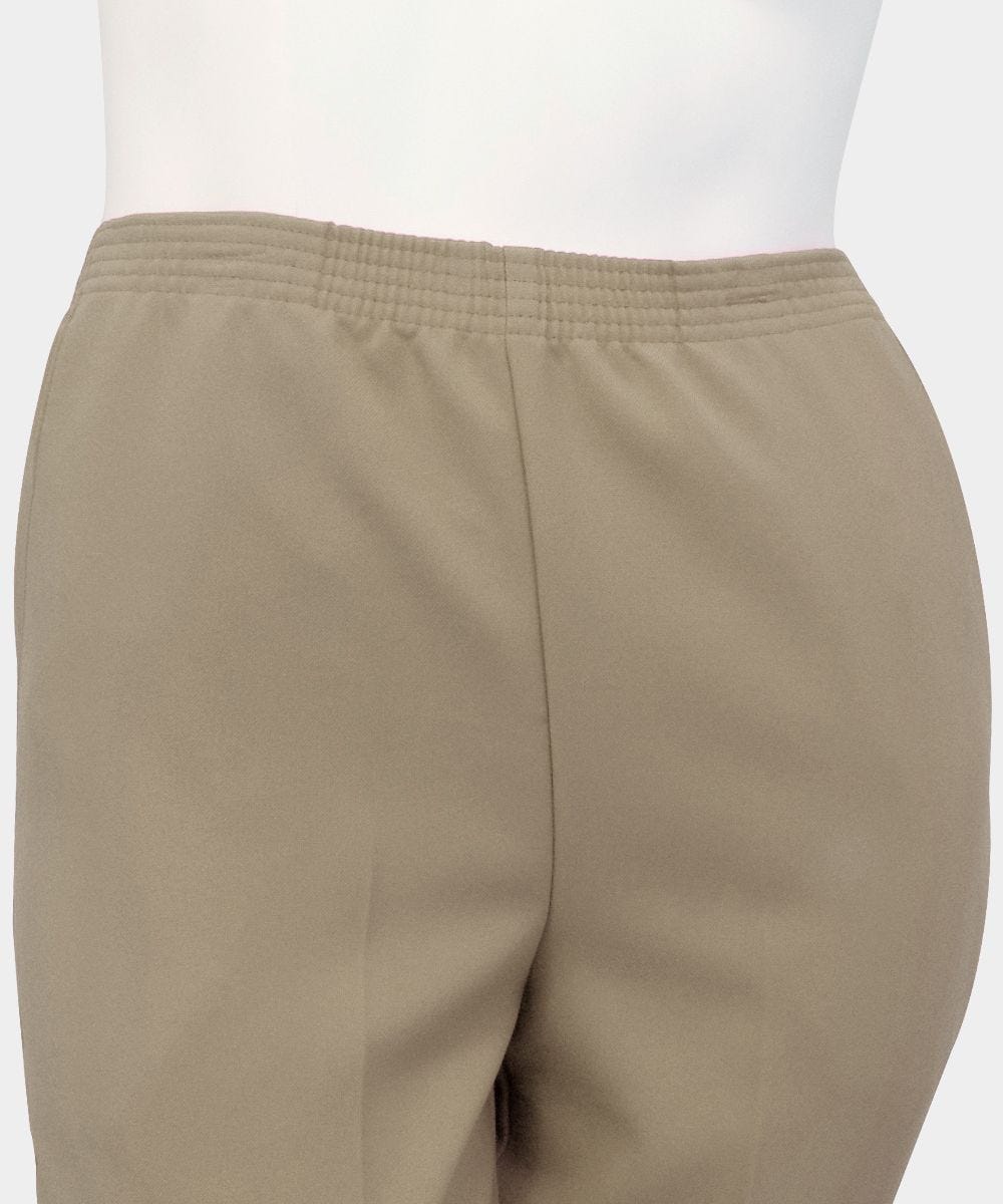 Women's Pull On Pants - Elastic Waist Polyester Pants for Women - Clearance - Silverts 4