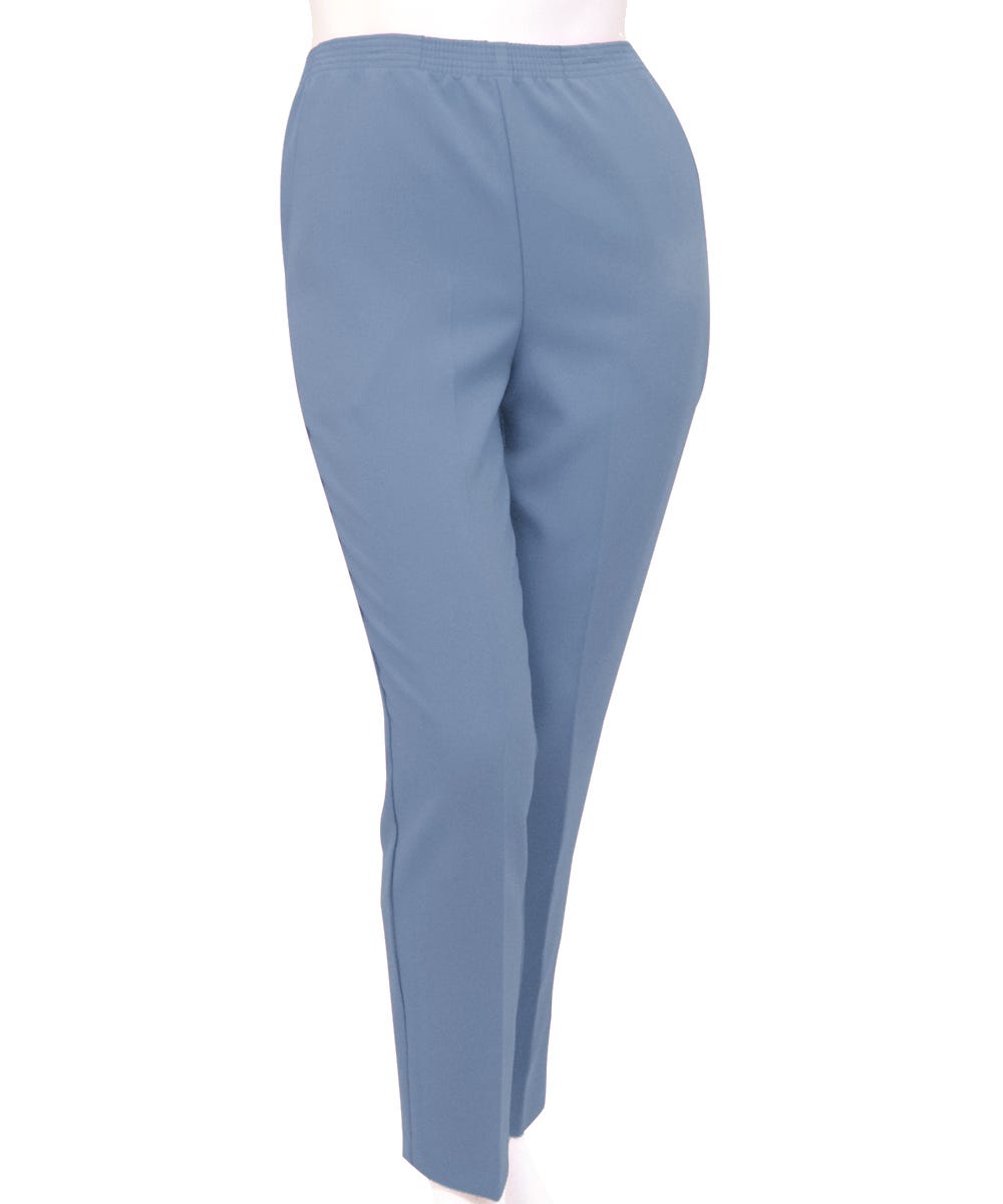 Women's Pull On Pants - Elastic Waist Polyester Pants for Women - Clearance - Silverts 28