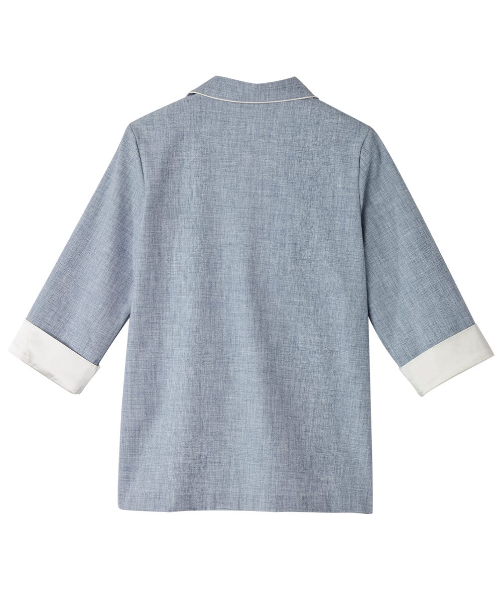 Women's Embroidered Linen Blazer - Silverts 14