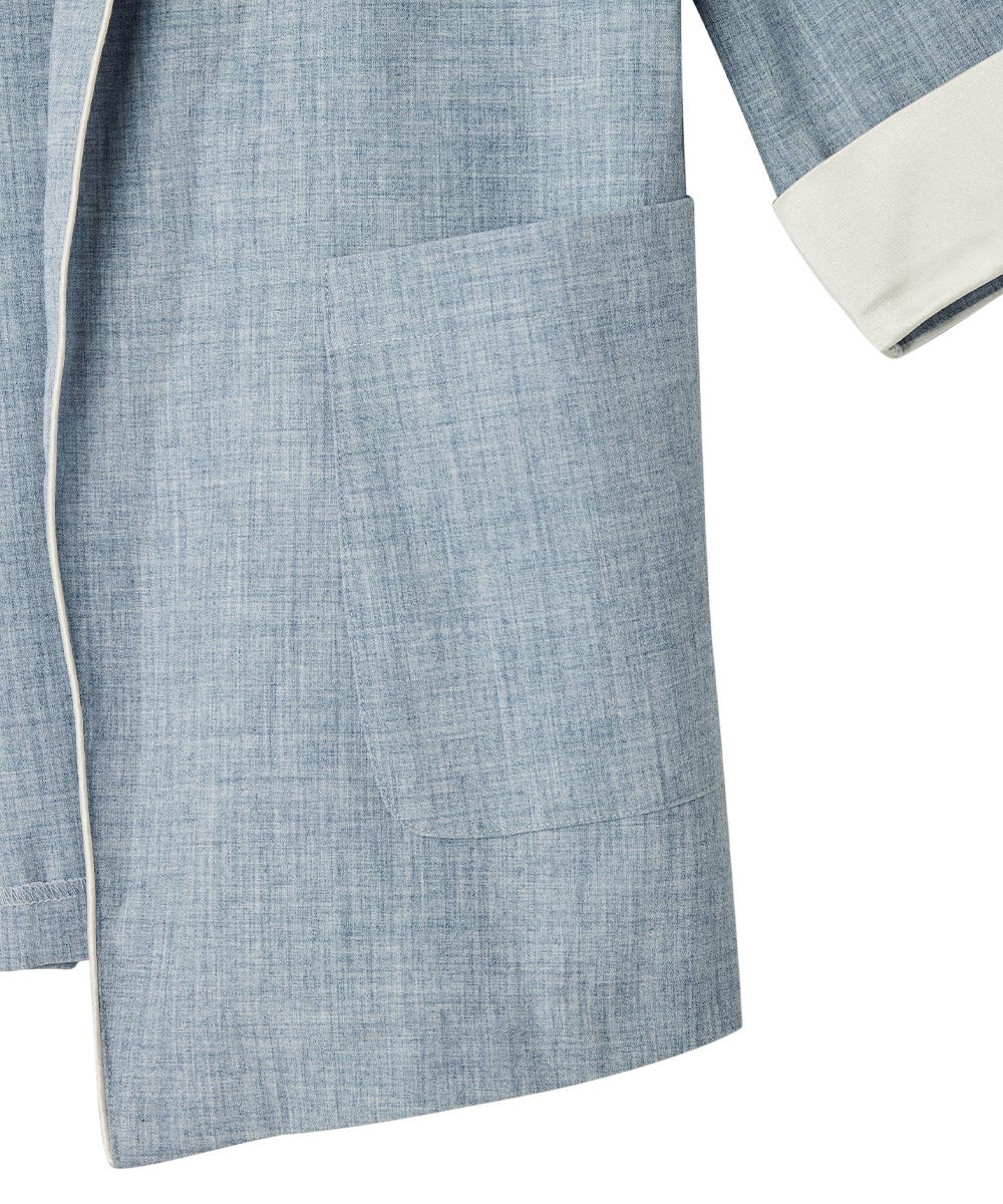 Women's Embroidered Linen Blazer - Silverts 16