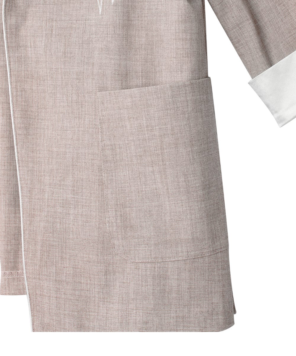 Women's Embroidered Linen Blazer - Silverts 6