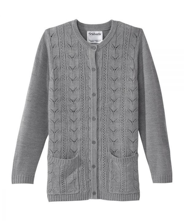 Women's Cardigan With Pockets - Silverts 1