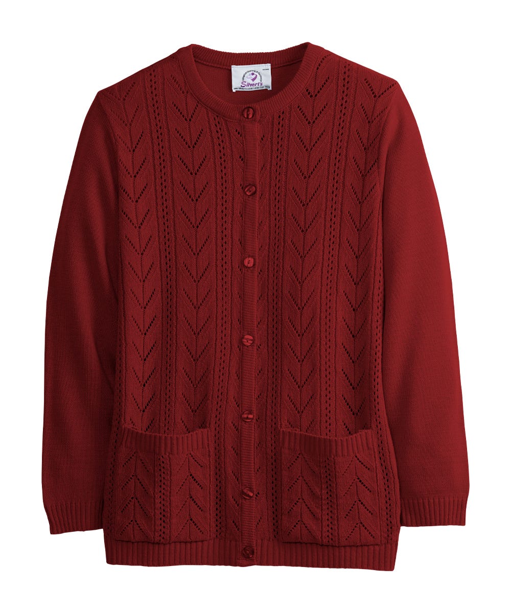 Women's Cardigan With Pockets - Silverts 19