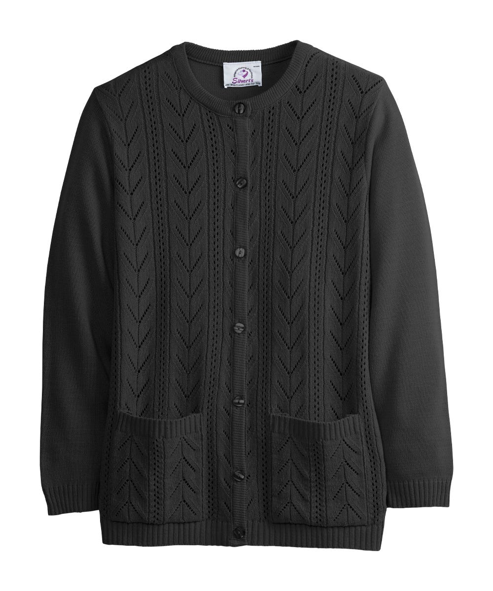 Women's Cardigan With Pockets - Silverts 17
