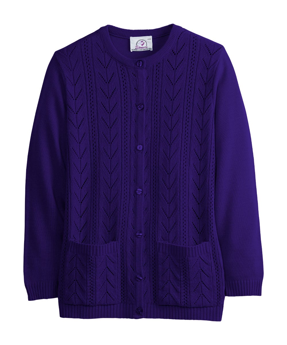 Women's Cardigan With Pockets - Silverts 3