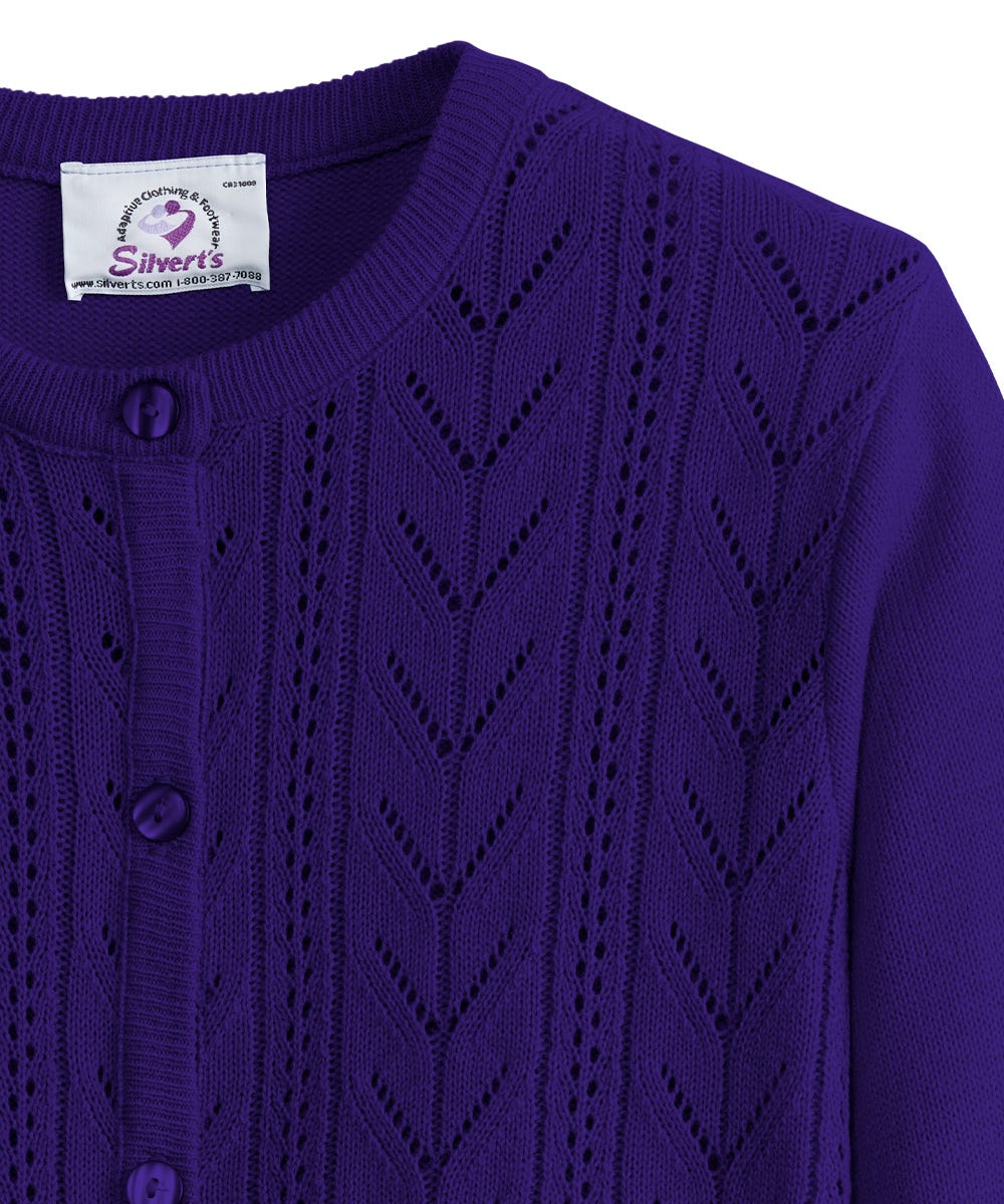 Women's Cardigan With Pockets - Silverts 4