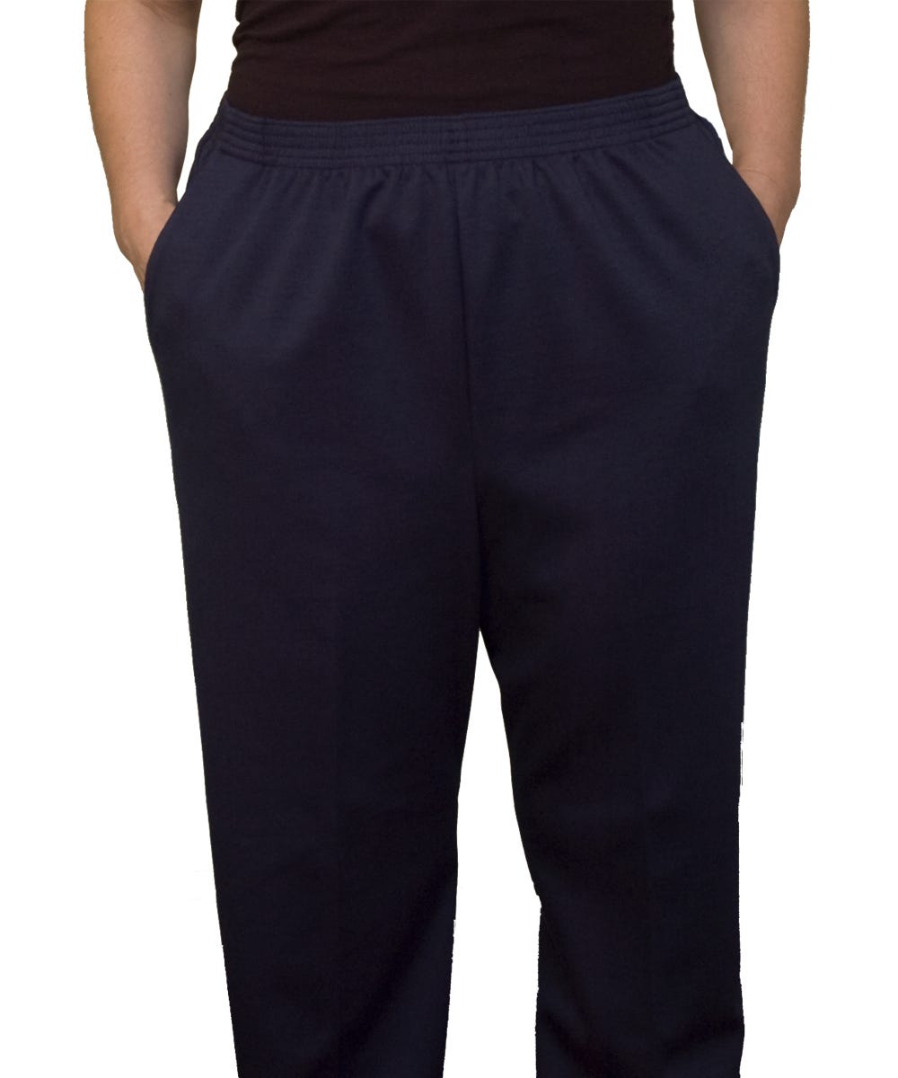 Women's Pull On Elastic Waist Pant - Silverts 7
