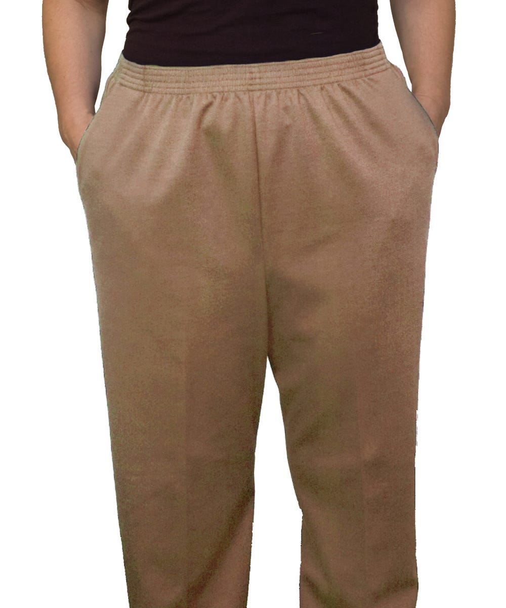 Women's Pull On Elastic Waist Pant - Silverts 11