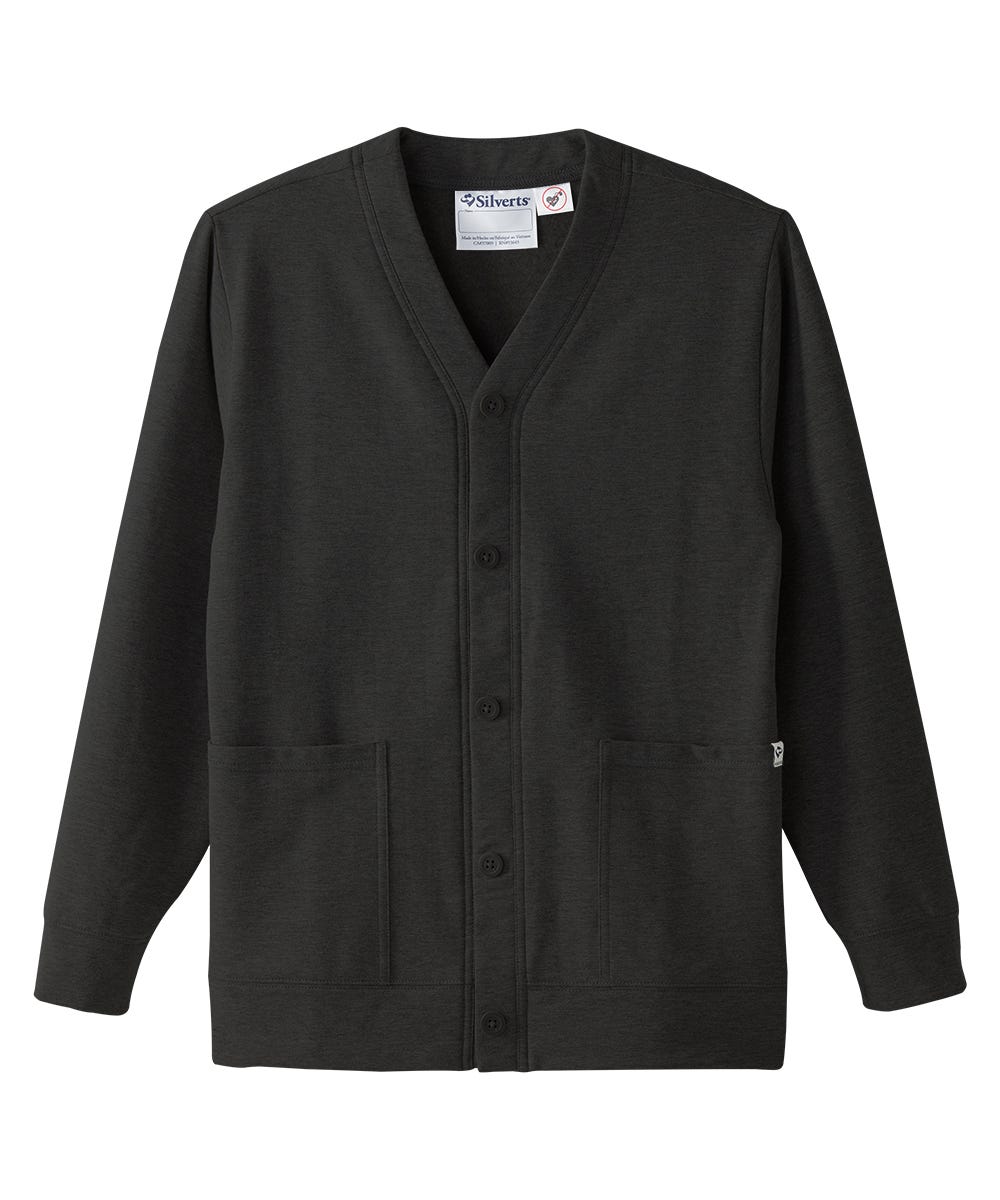 Women's Magnetic Button Fleece Cardigan - Silverts 1