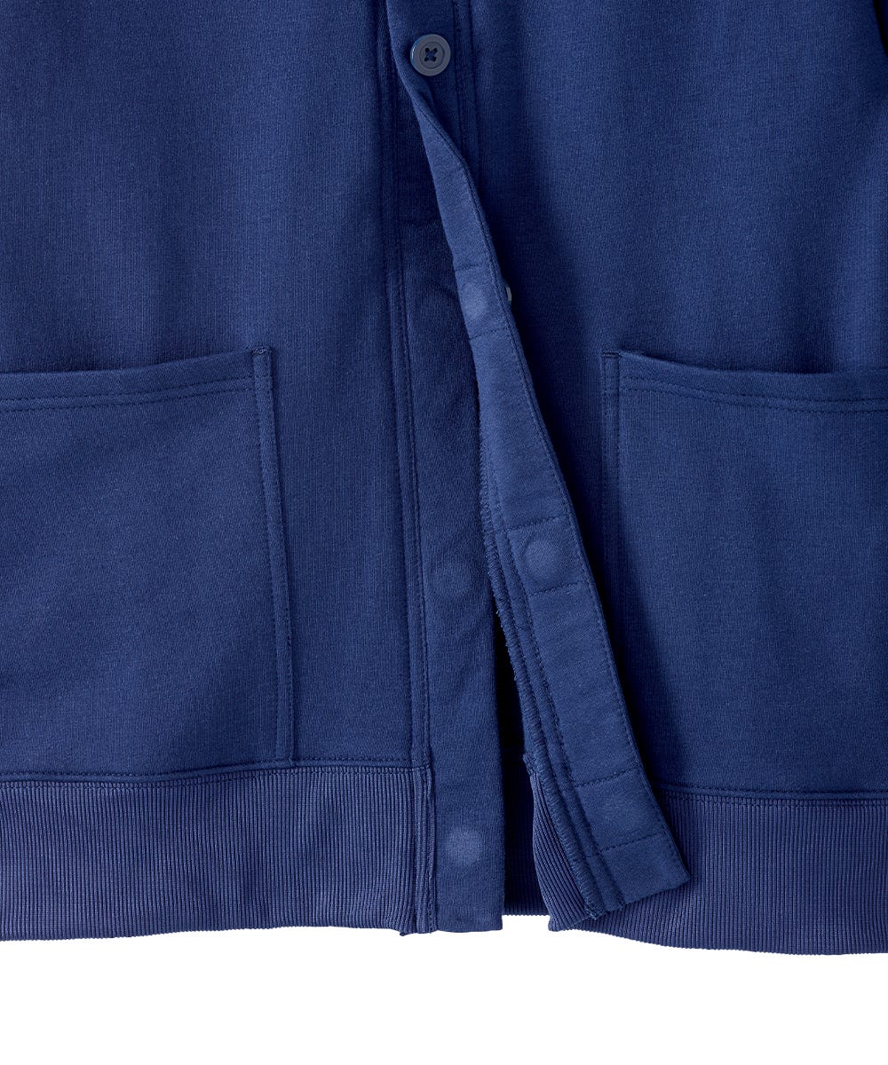 Women's Magnetic Button Fleece Cardigan - Silverts 5