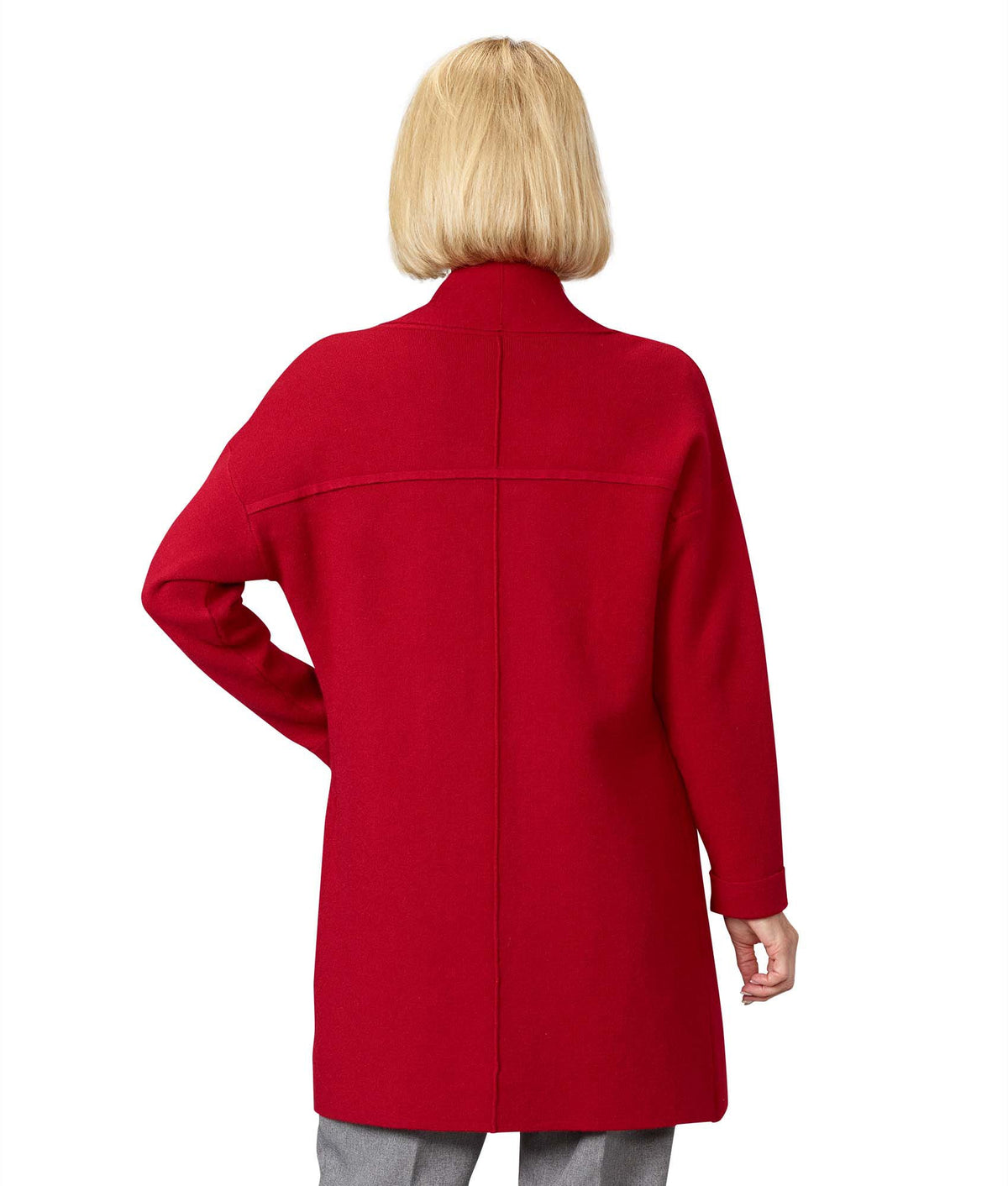 Women's 3/4 Length Sleeve Cardigan Sweater - Silverts 15